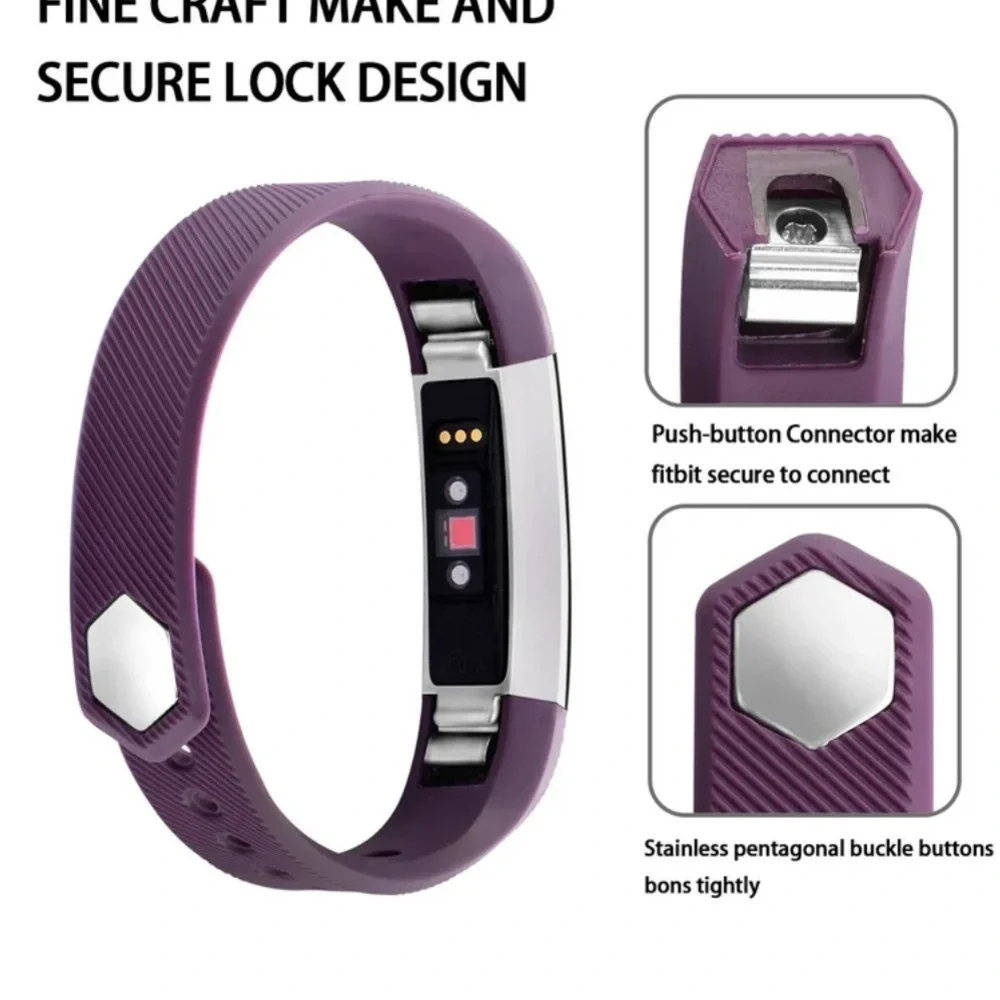NWT Fitbit Alta Plum Dark Purple Band Only